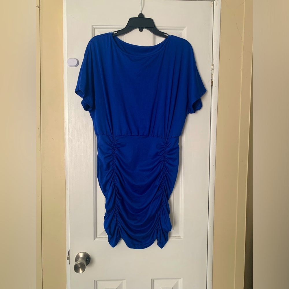 Royal Blue Mini Dress